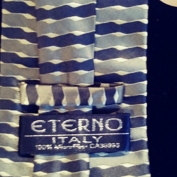 ETERNO ITALY MENS SILK TIE - Picture 3 of 4